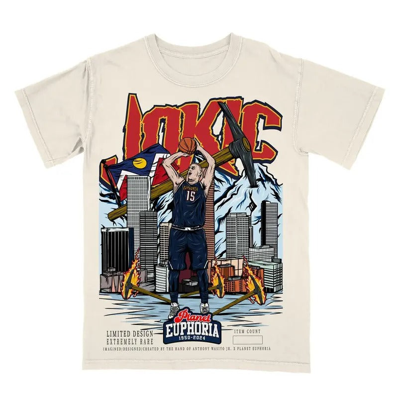 PE Limited Nikola Jokić Planet Euphoria Shirt, Vintage 90s Unisex Tee Various Sizes and Colors, shirt trend Hoodie,...