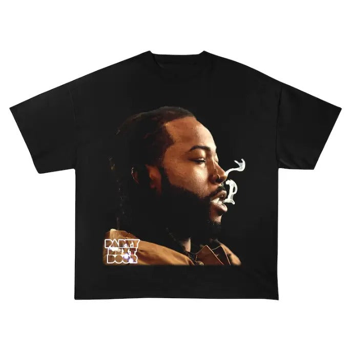 PND T-Shirt, PartyNextDoor Black Shirt Cotton Fabric Hoodie, Sweatshirt | TeeBloomCo.com