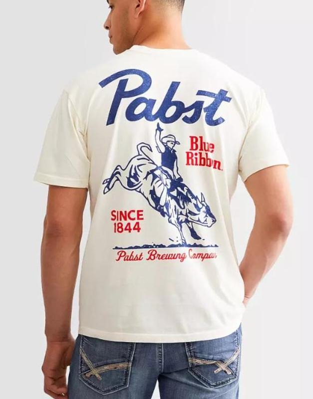 Pabst Blue Ribbon cowboy Shirt, Retro Beer Shirt, Drinking Shirt, PBR Shirt Menswear Top Hoodie, Sweatshirt | TeeBloomCo.com