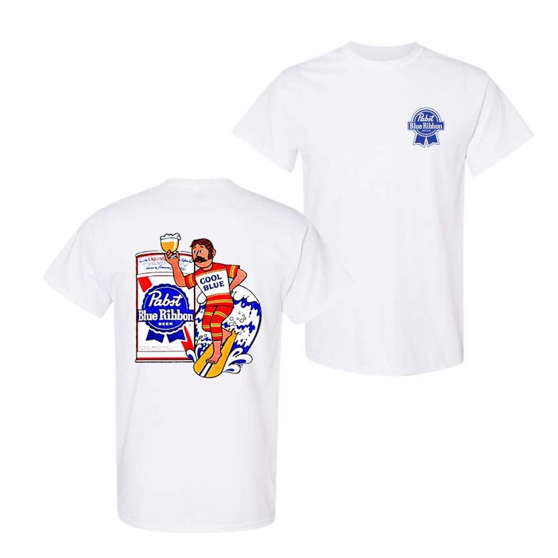 Pabst Blue Ribbonn Shirt, Retro Beer Sweatshirt, Drinking PBR Hoodie For Men Women | TeeBloomCo.com