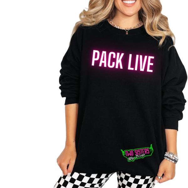 Pack Live - You Choose the Graphic Women's Comfortable T-Shirt, Sweatshirt, Hoodie - Christmas T-Shirts, Skull & Retro...