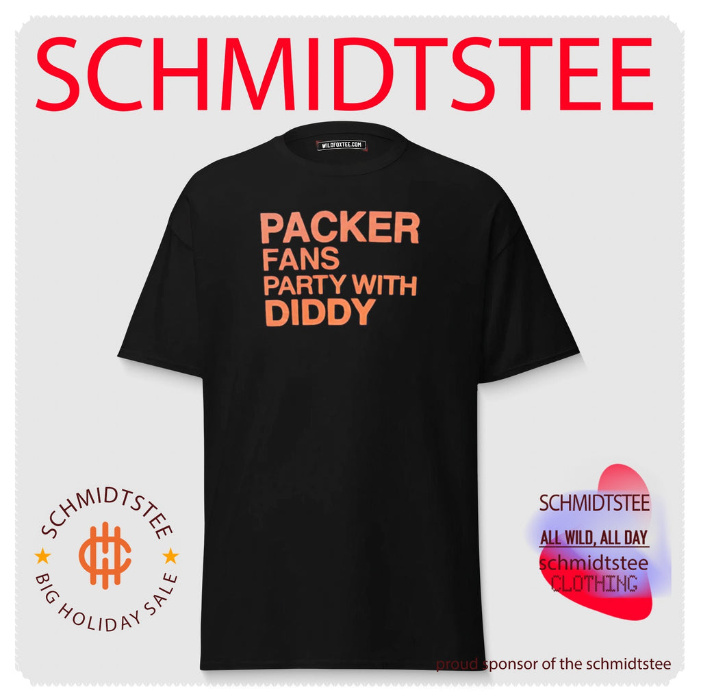 Packer Fans Party with Diddy Green Bay Packers shirt
