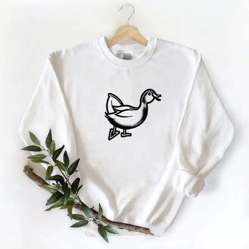 Paint Duck Graphic minimalist 2025 Unisex Tshirt Sweatshirt Hoodie, for duck hunters, husbands and Mallard duck lovers