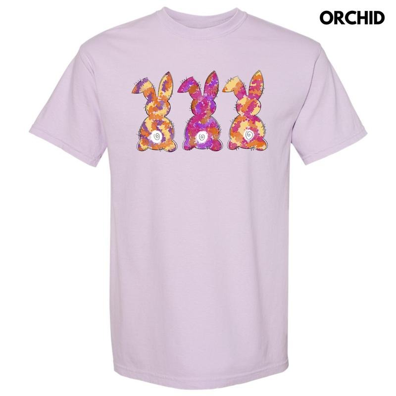 Painted Bunny Trio Comfort Colors T-Shirt 'NLB' Hoodie, Sweatshirt | TeeBloomCo.com