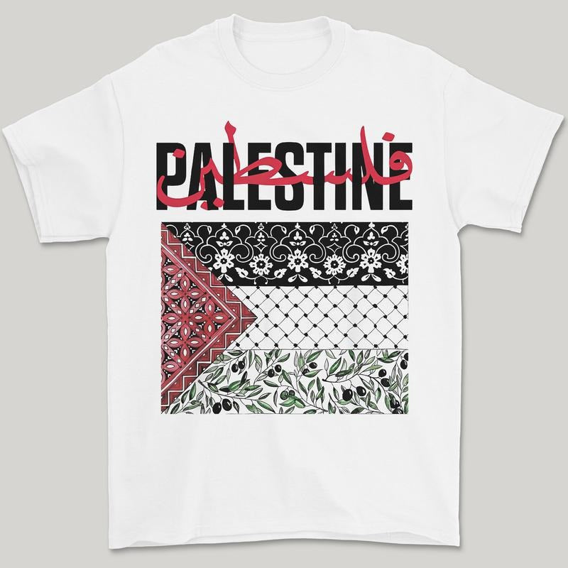 Palestine Tees, Free Palestine TShirt, Palestine Flag Crewneck Hoodie, Sweatshirt | TeeBloomCo.com