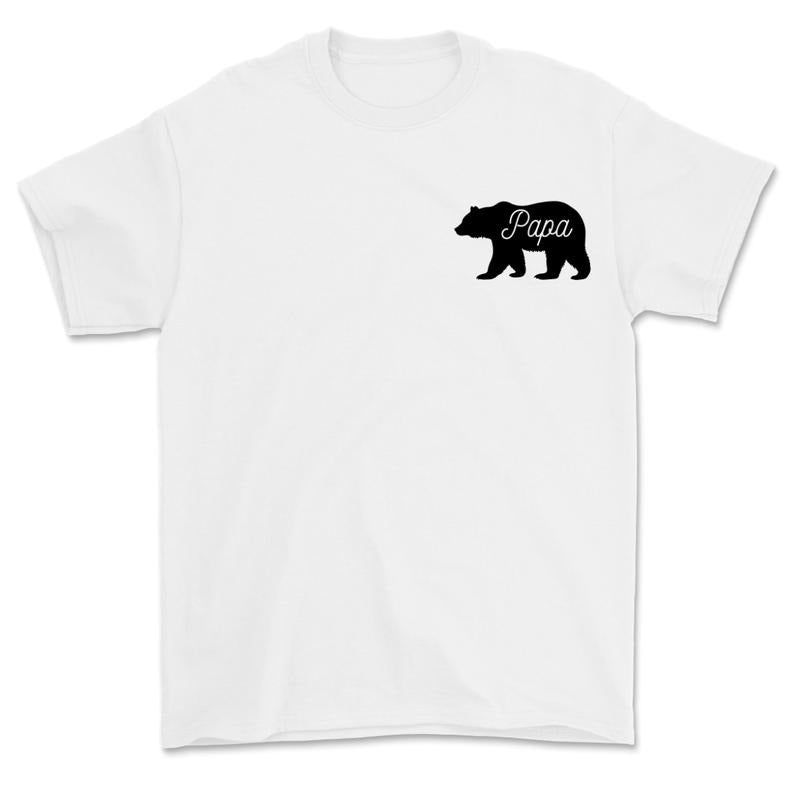 Papa Bear Funny T-shirts, Father Day T-shirt, Dad Gift, T-shirt For Men Hoodie, Sweatshirt | TeeBloomCo.com
