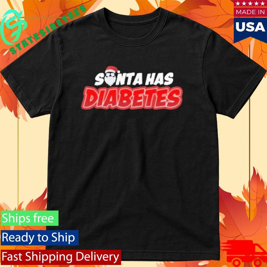 Papa Swolio Santa Has Diabetes Shirt