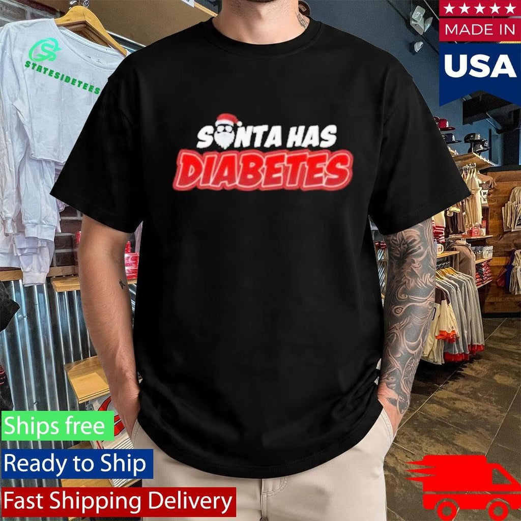 Papa Swolio Santa Has Diabetes Shirt