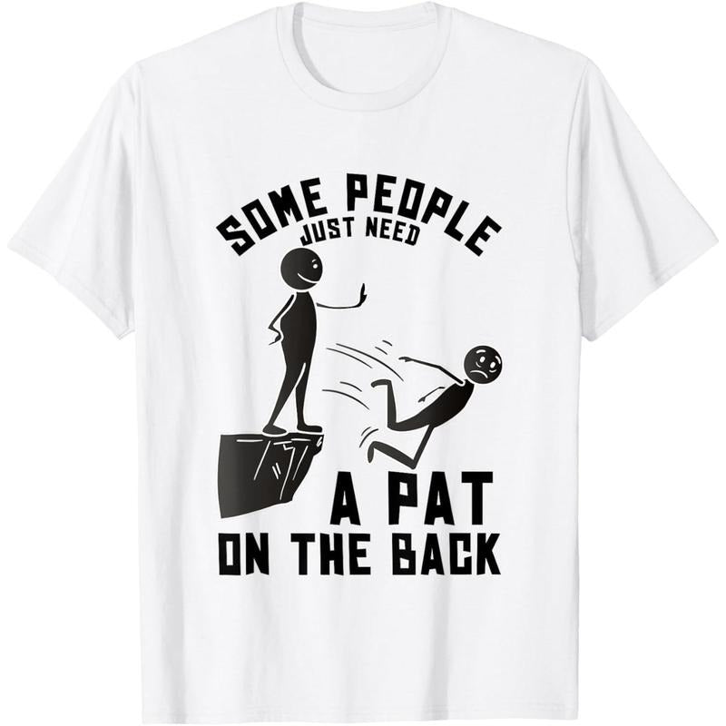 Pat On The Back Funny Adult Sarcastic Design T-Shirt made in usa Hoodie, Sweatshirt | TeeBloomCo.com