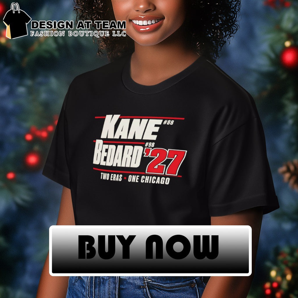 Patrick Kane and Connor Bedard Chicago Blackhawks Two Eras – One Chicago shirt