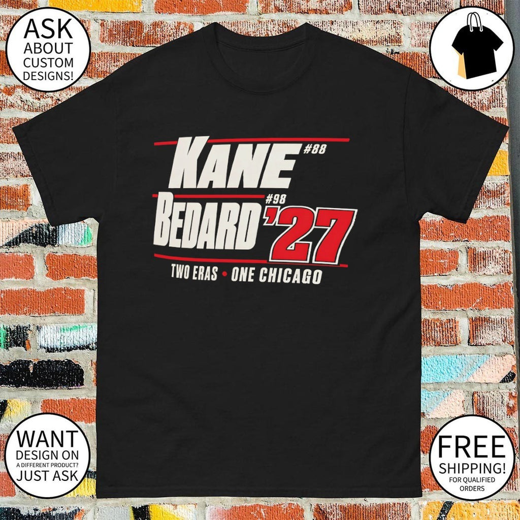 Patrick Kane and Connor Bedard Chicago Blackhawks Two Eras – One Chicago shirt