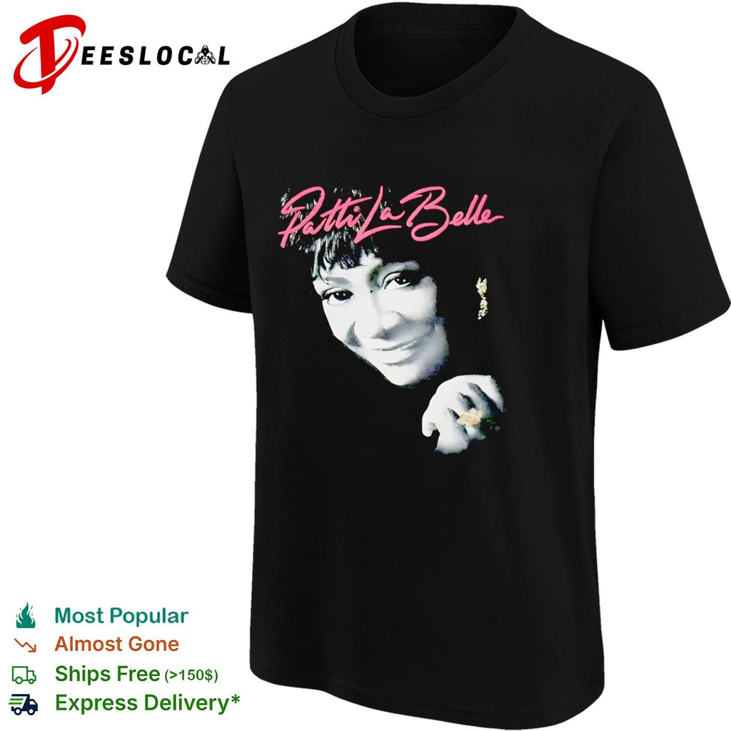 Patti LaBelle Black and White Portrait Shirt