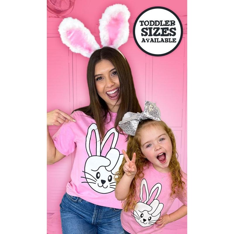 Peace Bunny T-Shirt Hoodie, Sweatshirt | TeeBloomCo.com