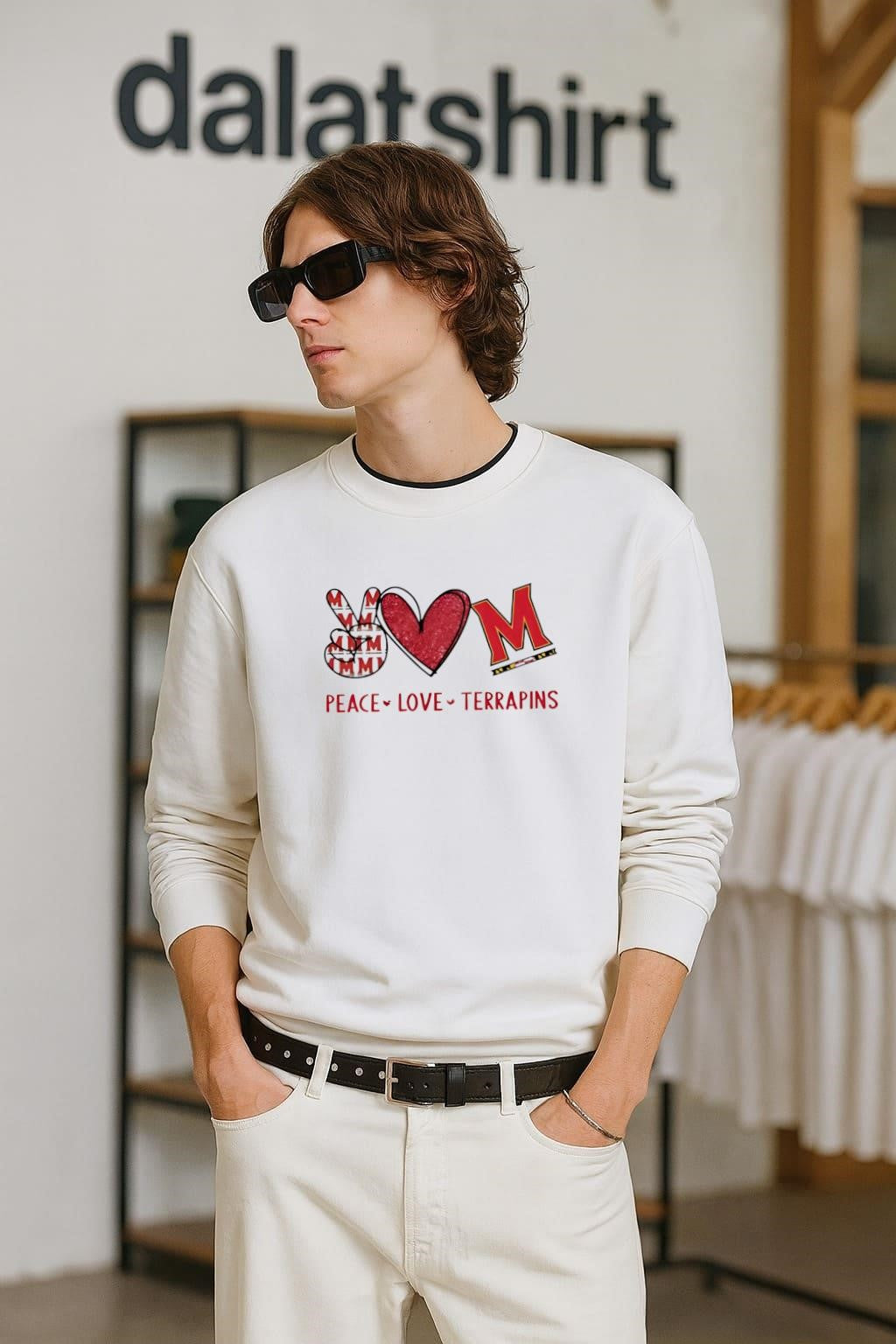Peace Love Maryland Terrapins shirt