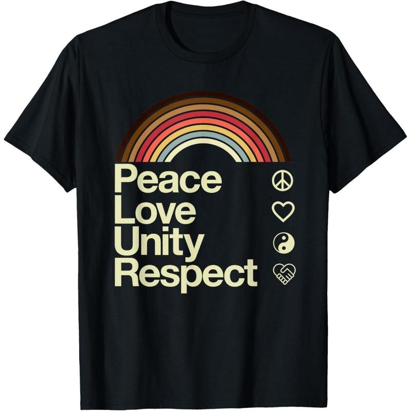Peace Love Unity Respect mens and women's graphic T-Shirt made in usastyle{n002}2 Hoodie, Sweatshirt | TeeBloomCo.com