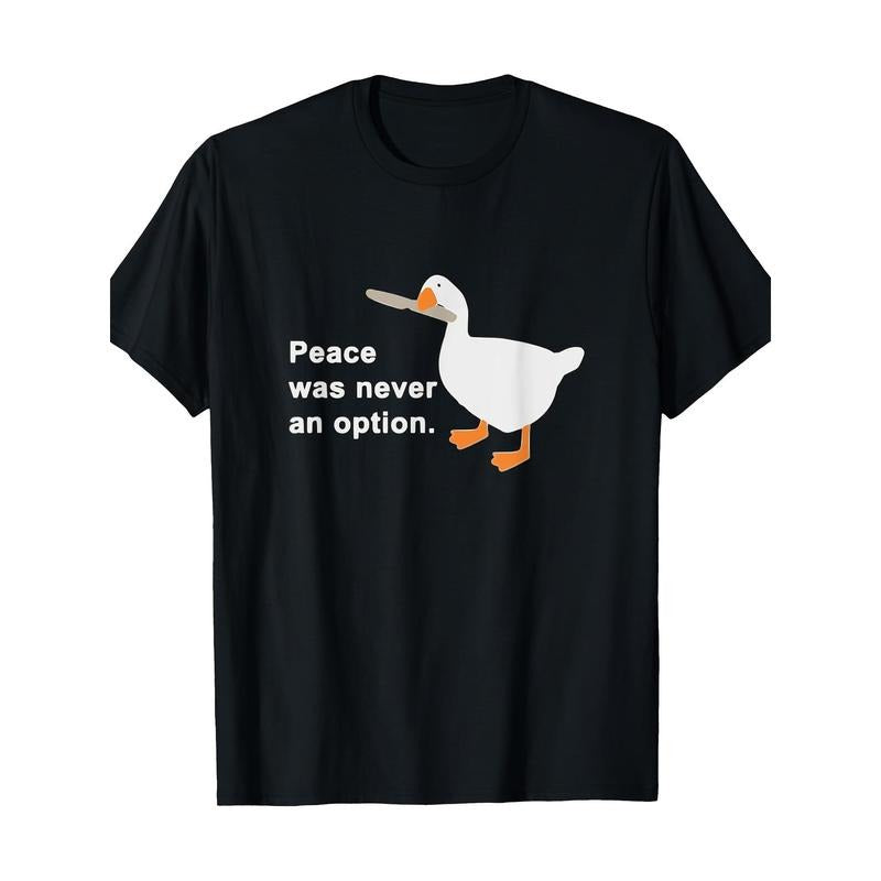 Peace was never an option T-shirt Made in USA Hoodie, Sweatshirt | TeeBloomCo.com