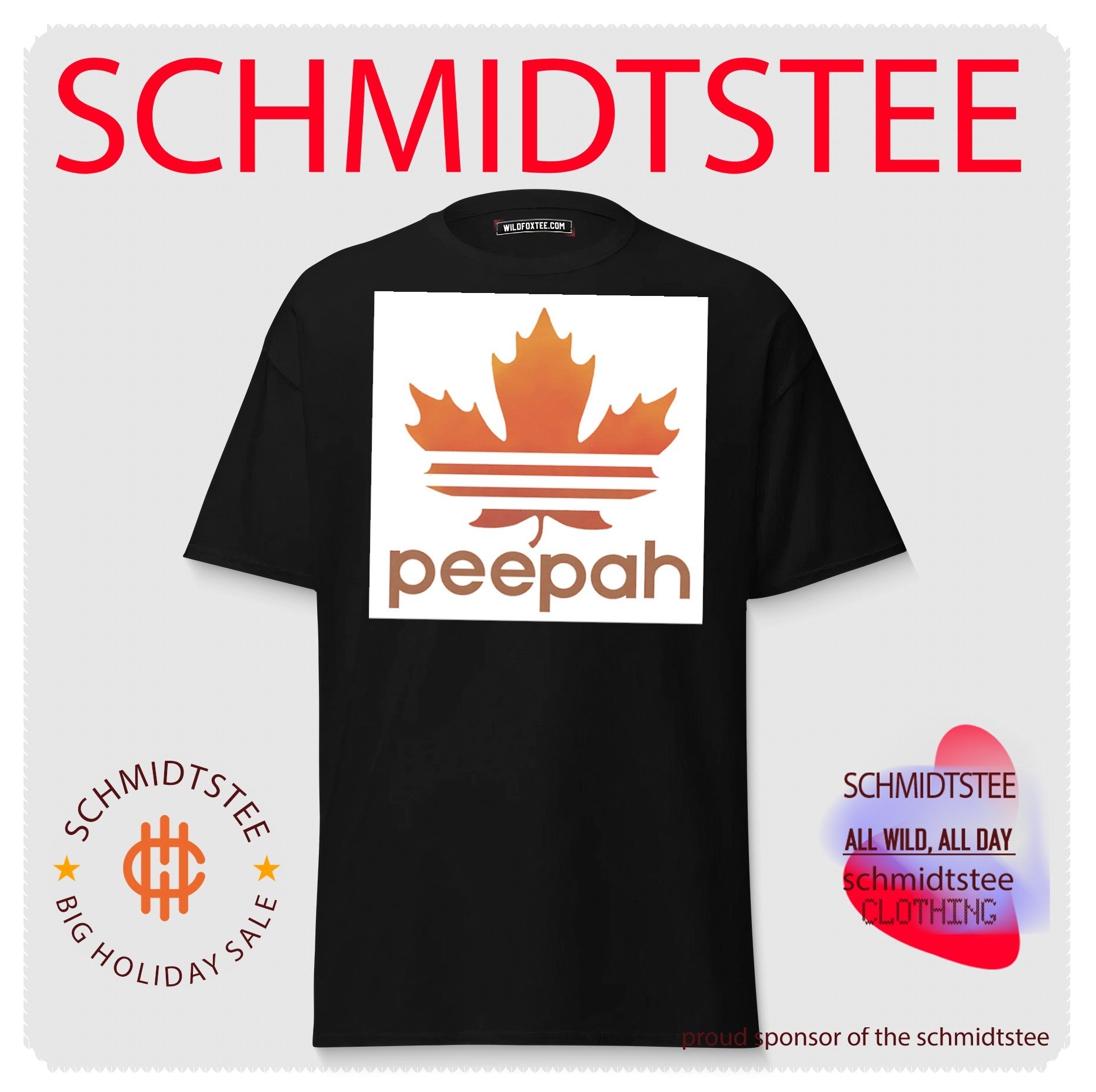 Peepah Maple Leaf Logo Autumn Fall Season shirt