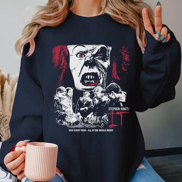Pennywise Your Every Fear All In One Deadly Enemy Shirt Pennywise IT Movie Shirt Dancing Clown Horrow Halloween Shirt...