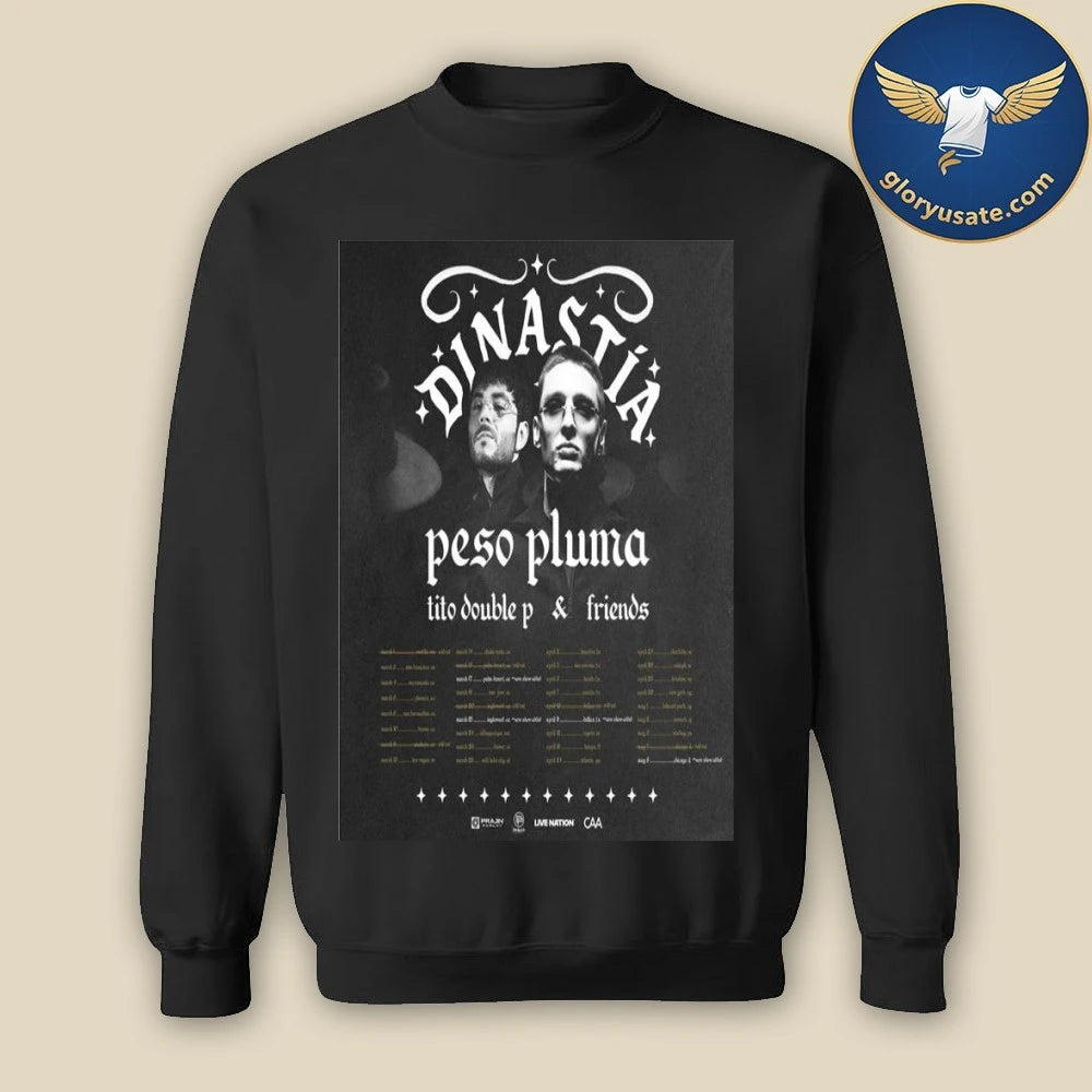 Peso Pluma Tito Double P Nos Fuimos De 2026 Tour Poster Shirt