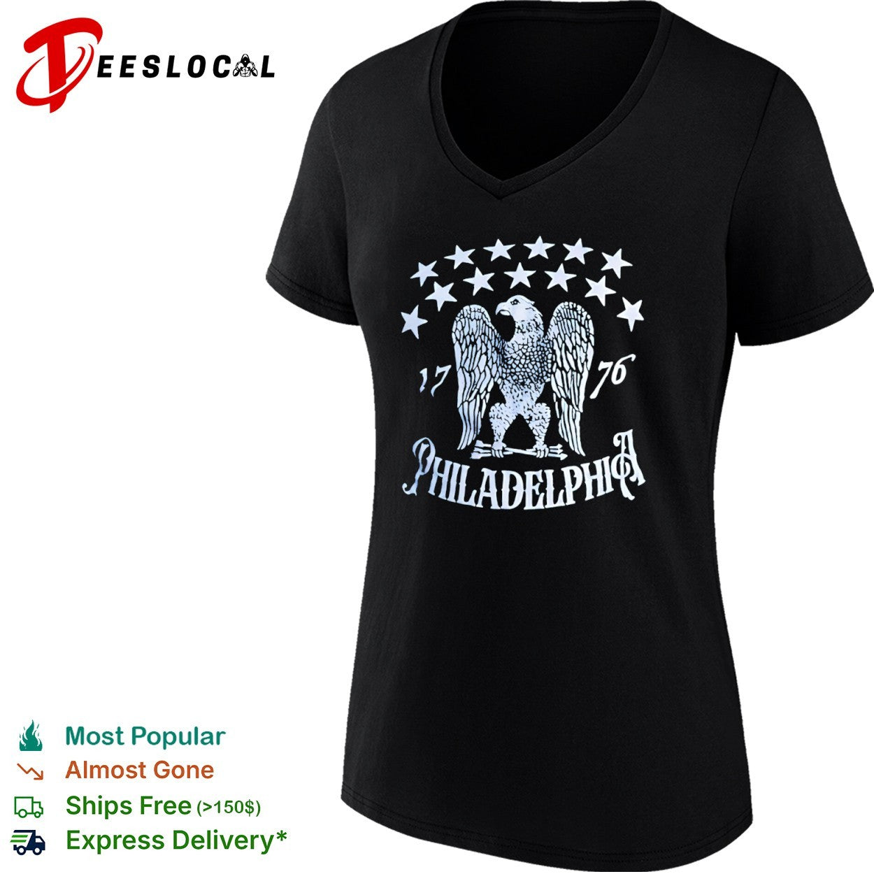 Philadelphia Phillies 1776 Eagle Stars American History shirt