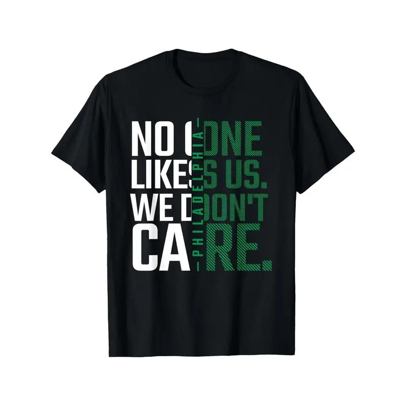 Philadelphia They Don't Likes Us We Don't Care Philly Fan T-Shirt, 100% Cotton, Gift for Men Women Dad Mom Friends,...