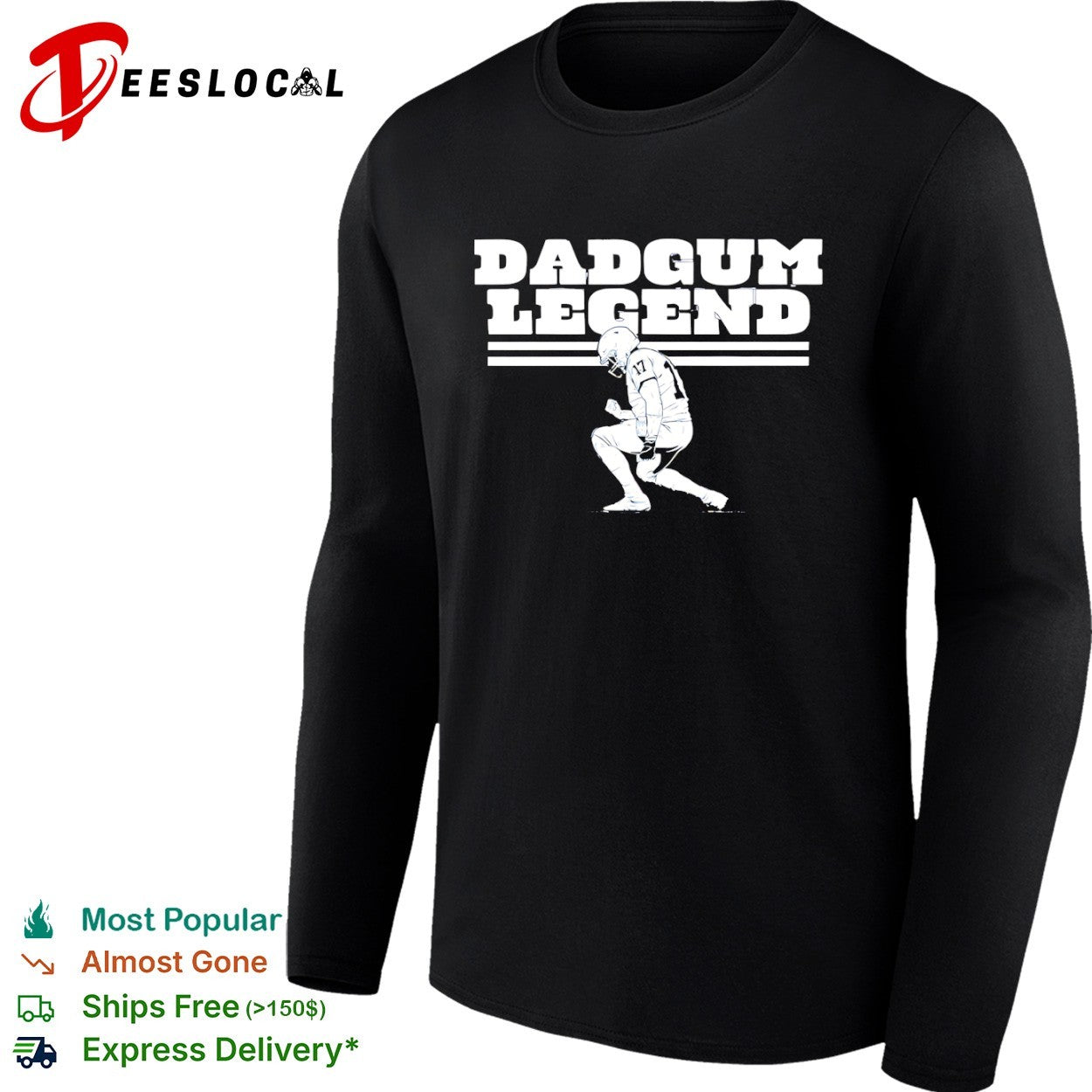 Philip Rivers Los Angeles Chargers NFL Dadgum Legend football shirt