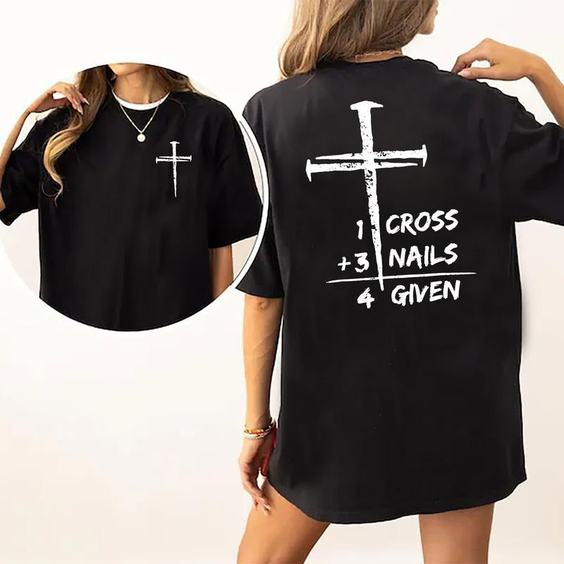 Philippians 4:13 T-Shirt, Christian Faith Graphic Tee, Inspirational Bible Verse Shirt, Religious Jesus Believer Apparel,...