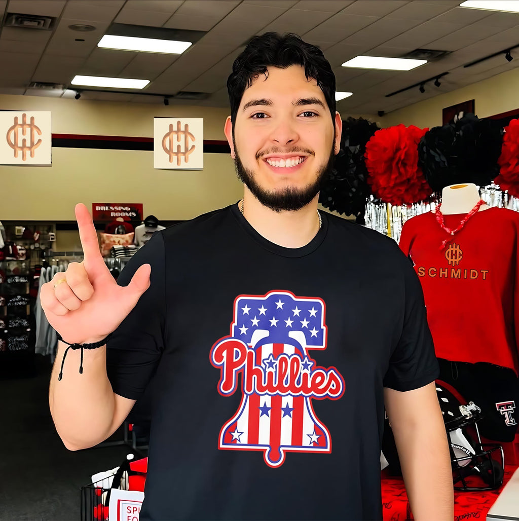 Phillies Liberty Bell Patriotic 250Th Anniversary Shirt