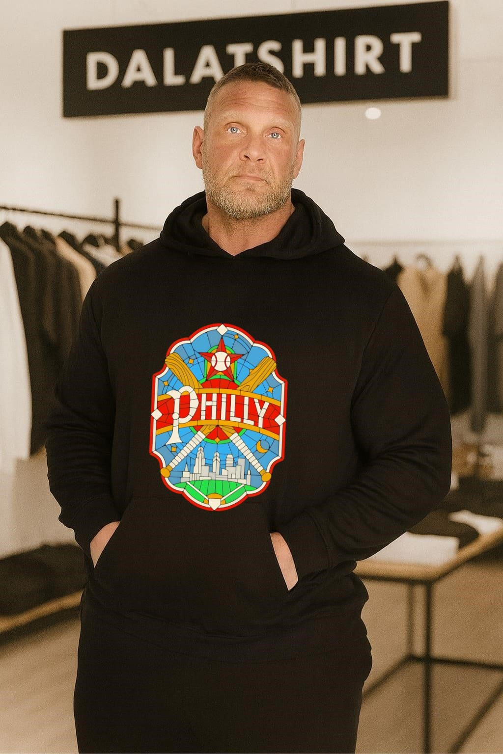 Philly Stained Glass Baseball shirt