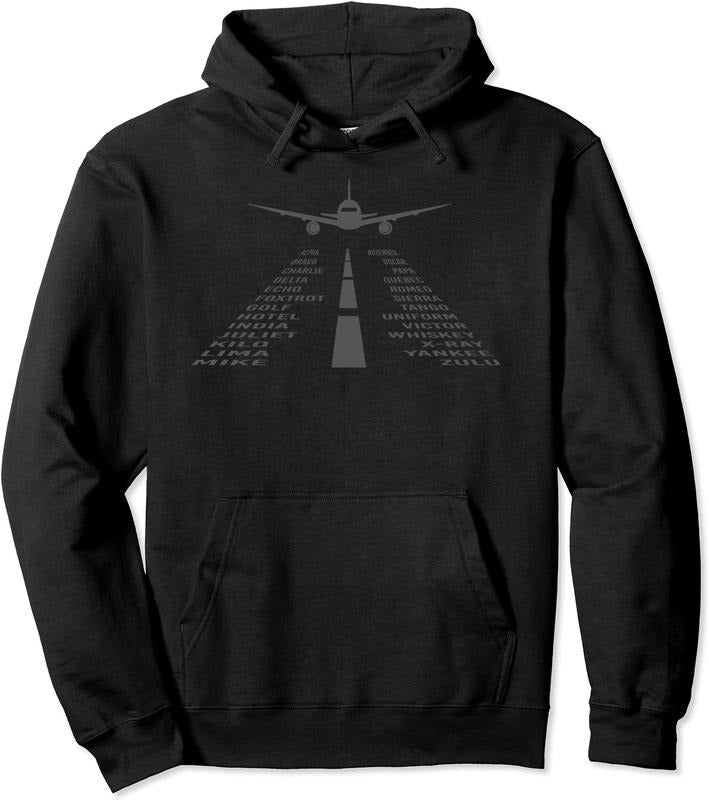 Phonetic Alphabet Shirt | Pilot Airplane Hoodie | Unisex Hooded Sweatshirt | Size S-3XL | TeeBloomCo.com