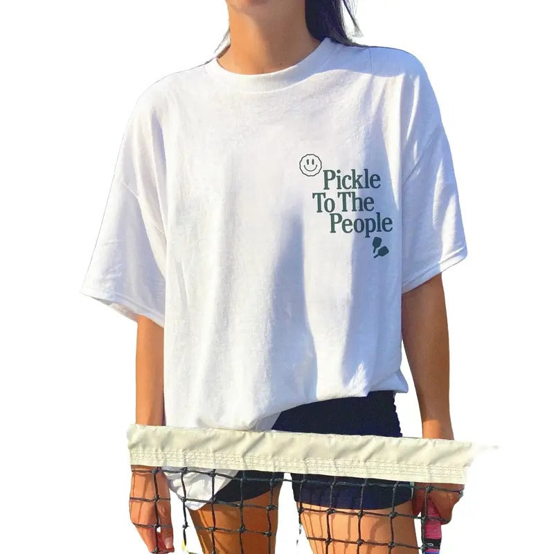 Pickleball Shirt, Cute Sports Holiday Gifts, Pickleball Themed Tee, Pickle Player Tops And Pullovers, Game Day Shirt...