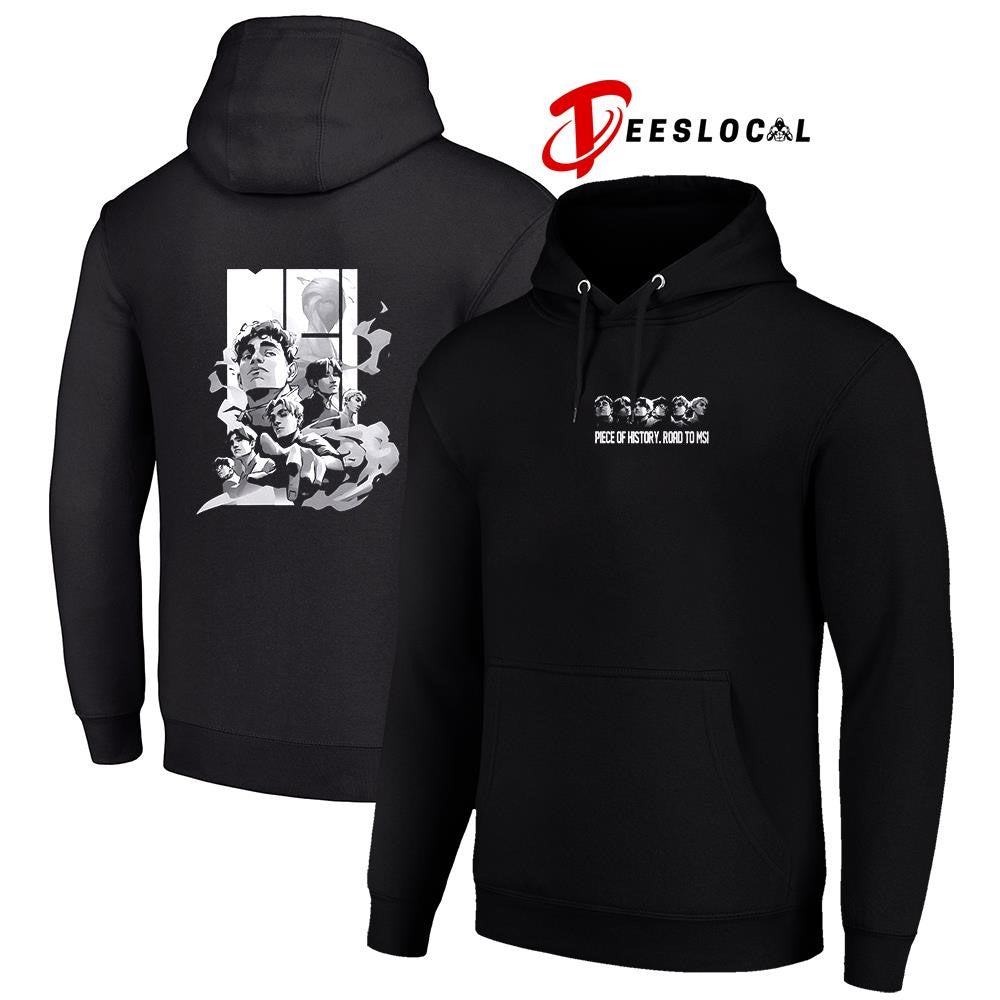 Piece of history road to MSI cartoon shirt
