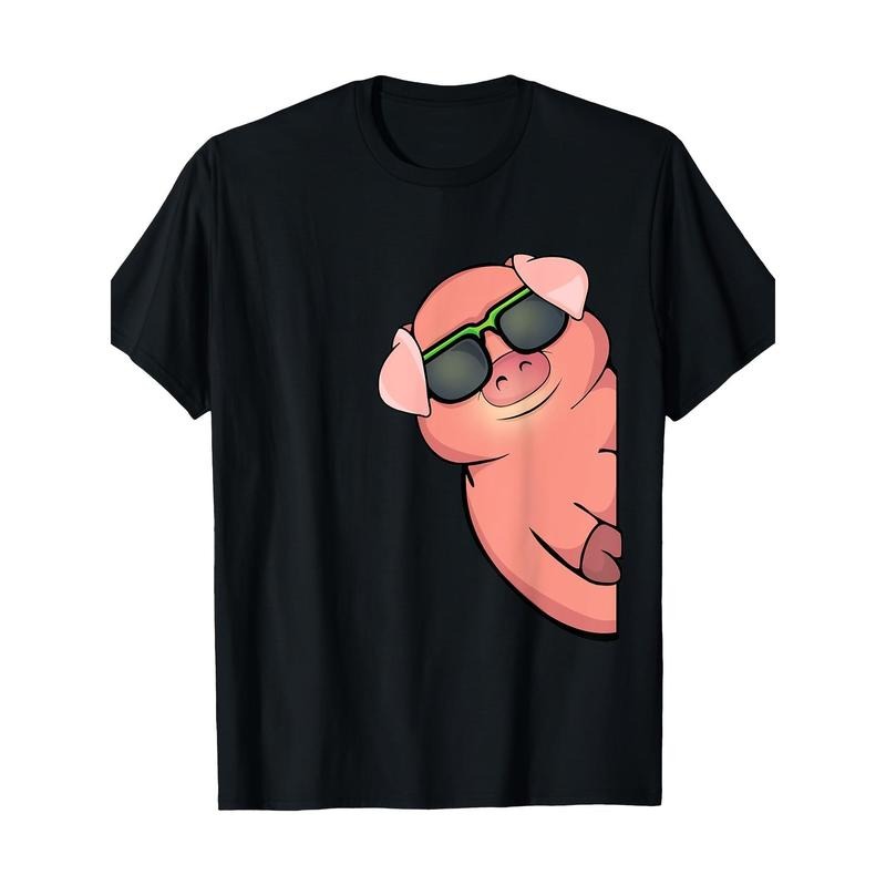 Pig Lover Women Men Swine Farm Animals Pet Pig T-Shirt-100% Cotton - 220g made in usa Hoodie, Sweatshirt | TeeBloomCo.com