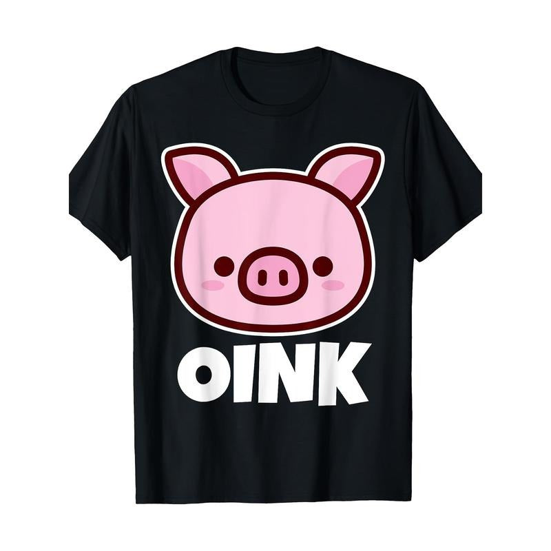 Pig Shirt Pig Lover T-Shirt-100% Cotton - 220g made in usa Hoodie, Sweatshirt | TeeBloomCo.com