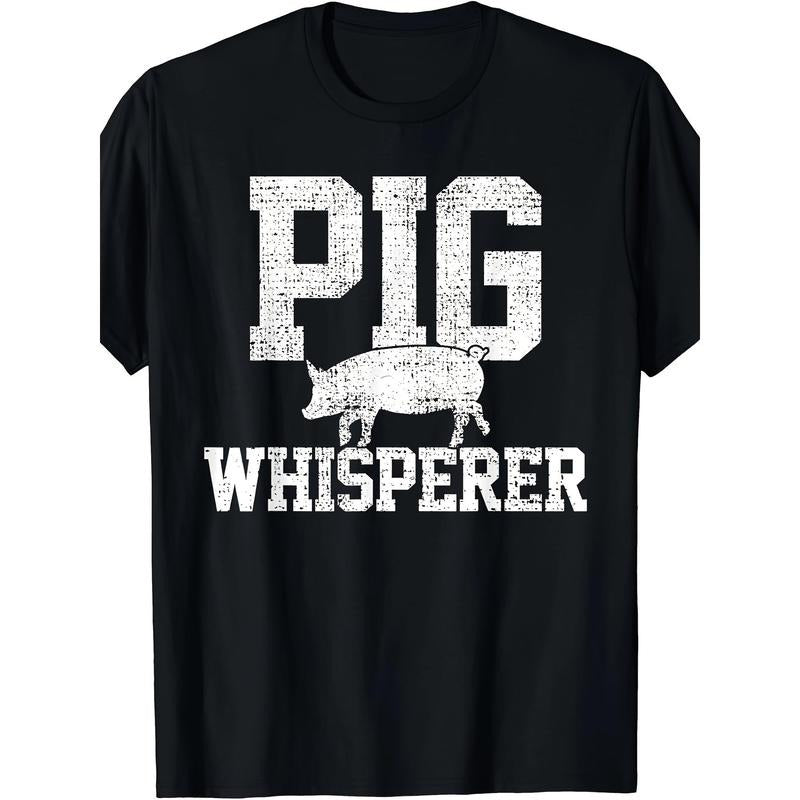 Pig Whisperer Farmer Vintage T-shirt - made in usa Hoodie, Sweatshirt | TeeBloomCo.com