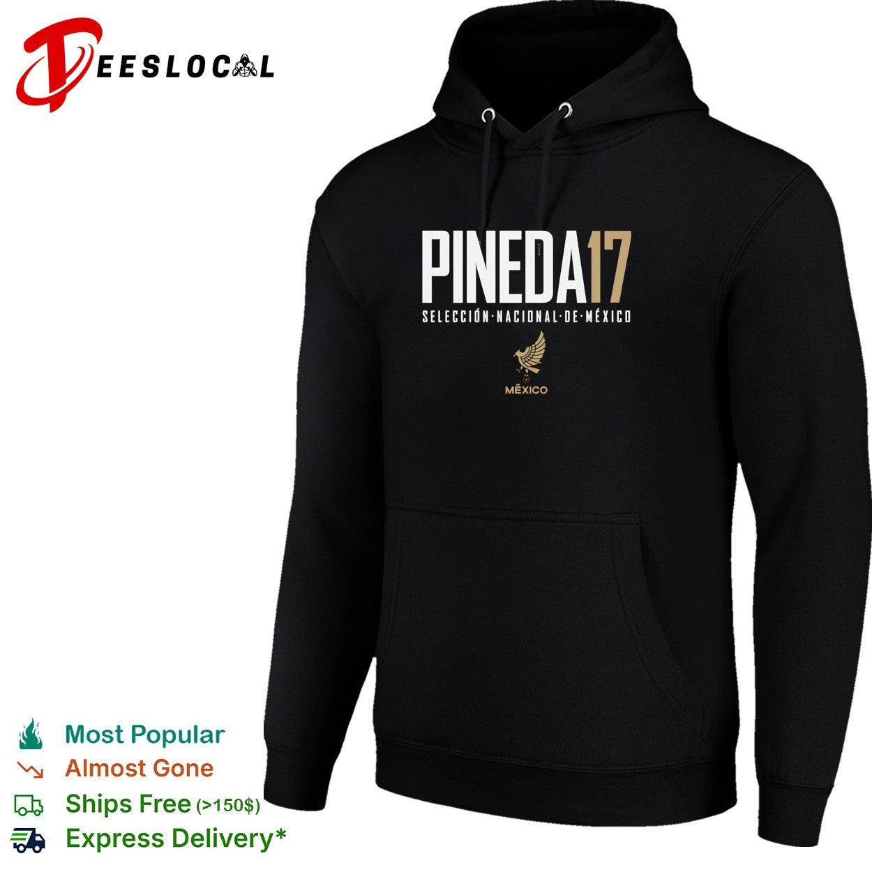 Pineda 17 Mexico Seleccion Nacional de Mexico shirt