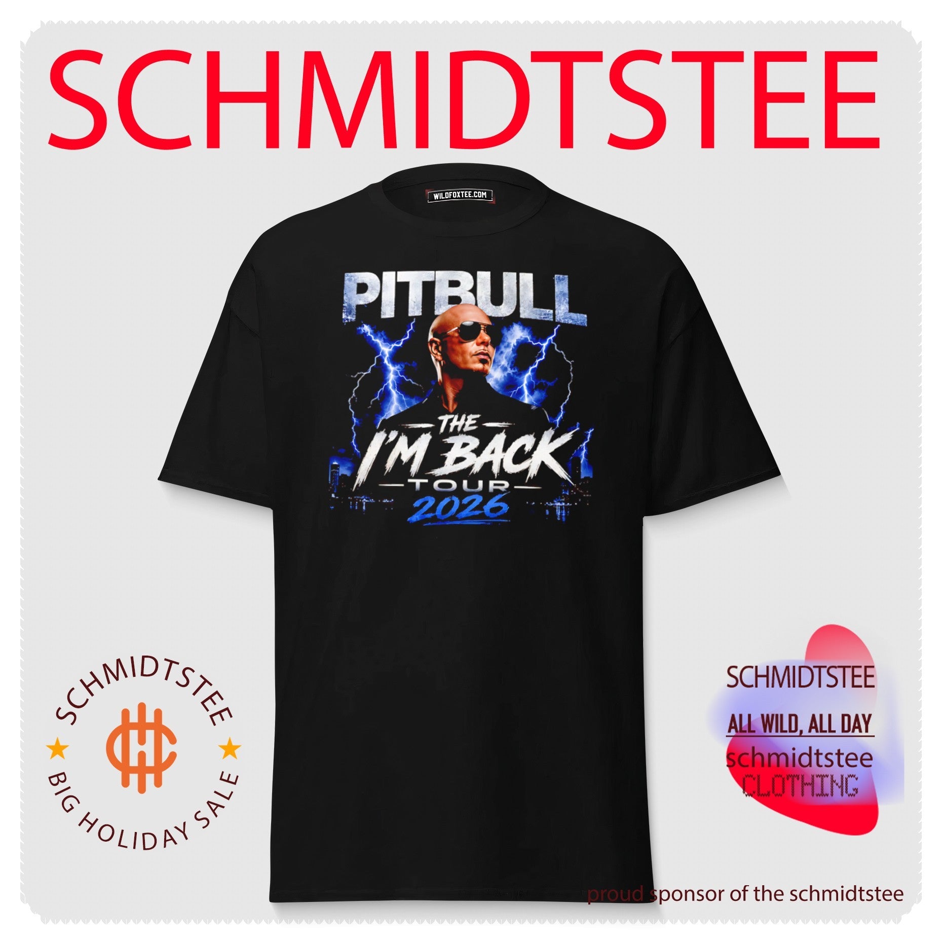 Pitbull The I’m Back Tour 2026 Mr Worldwide shirt