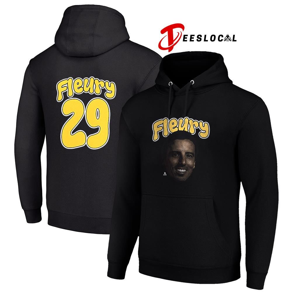 Pittsburgh Penguins Marc André Fleury portrait name and number shirt