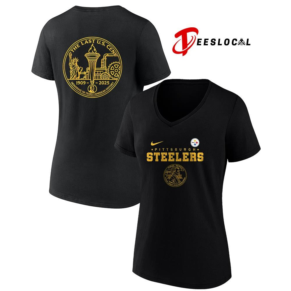 Pittsburgh Steelers the last US cent honoring 116 years of America history shirt