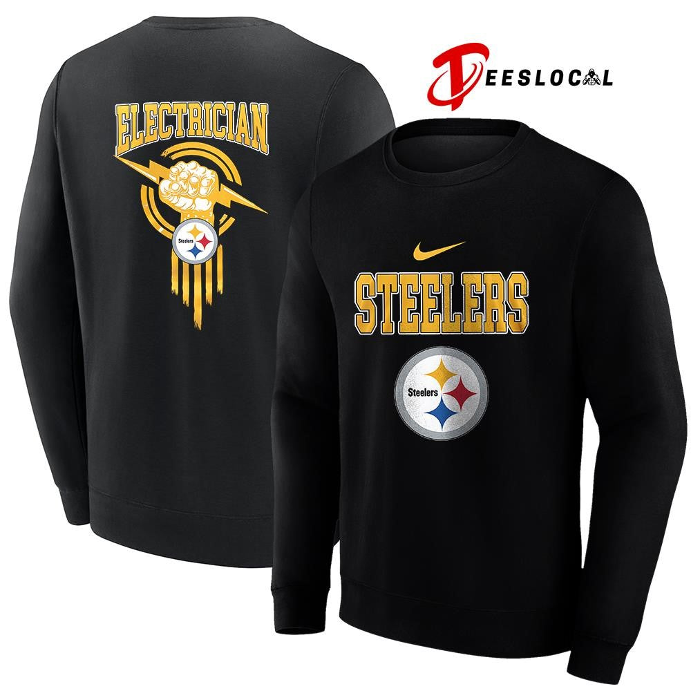 Pittsburgh Steelers x Electrician logo shirt