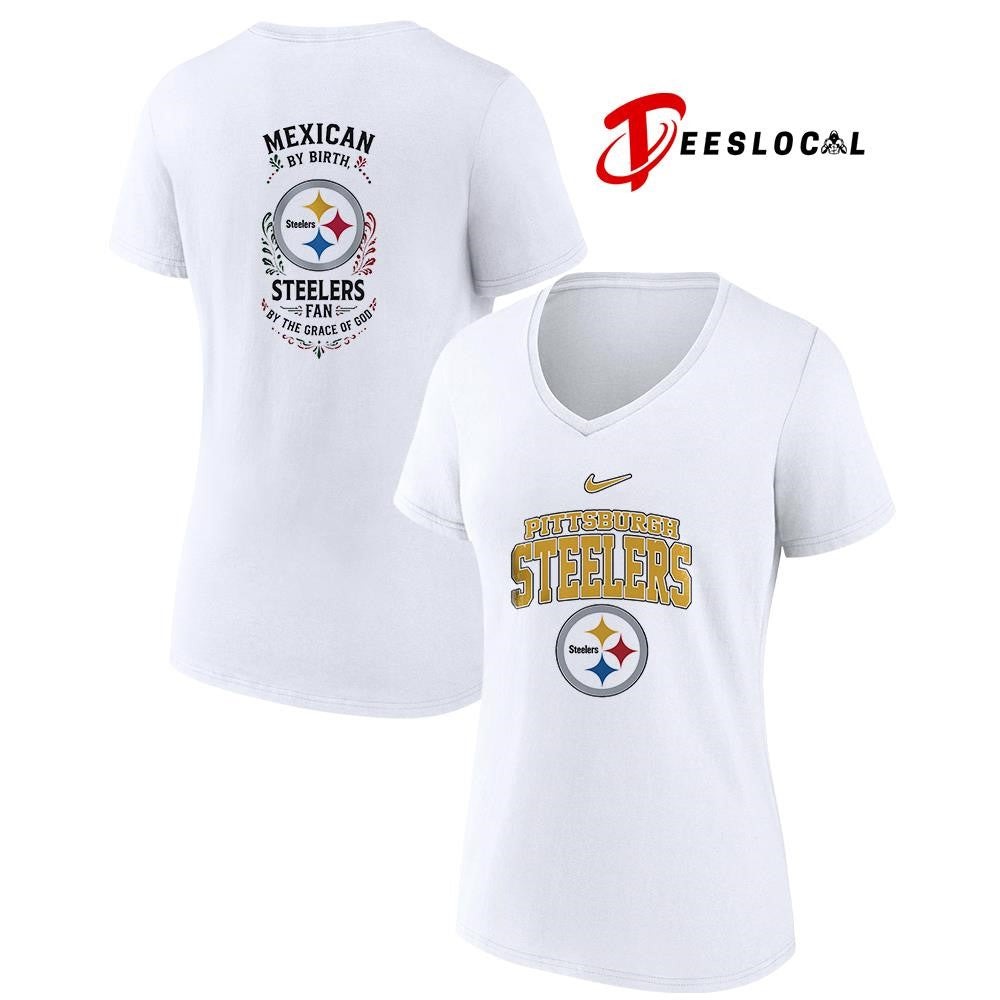 Pittsburgh Steelers x Mexican by birth by the grace of God shirt