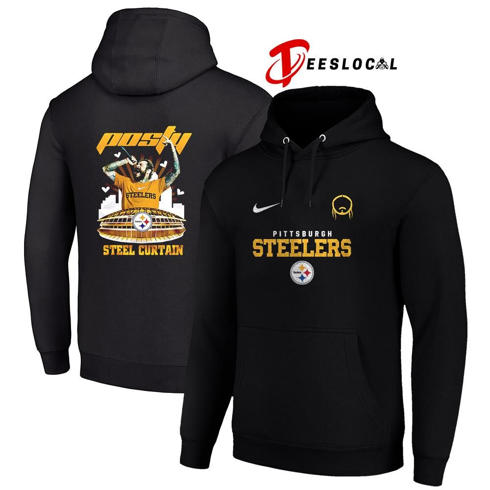 Pittsburgh Steelers x Post Malone Posty stadium shirt