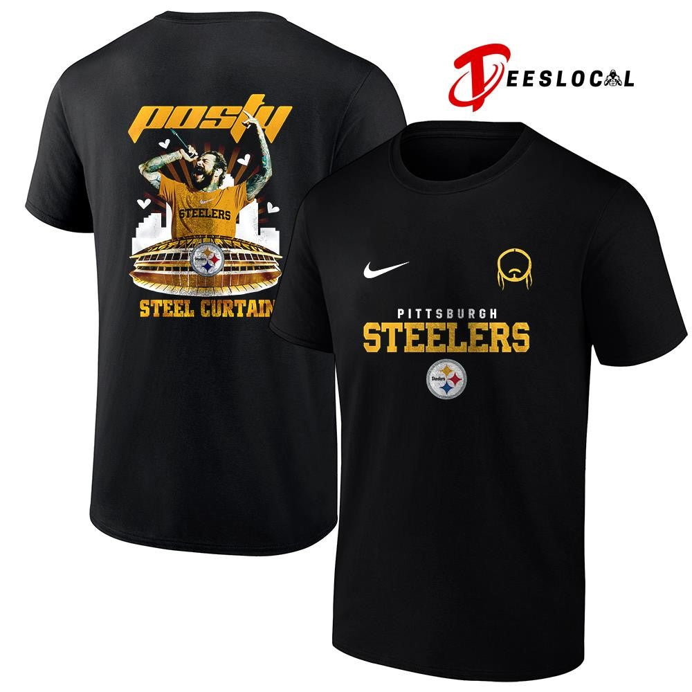 Pittsburgh Steelers x Post Malone Posty stadium shirt