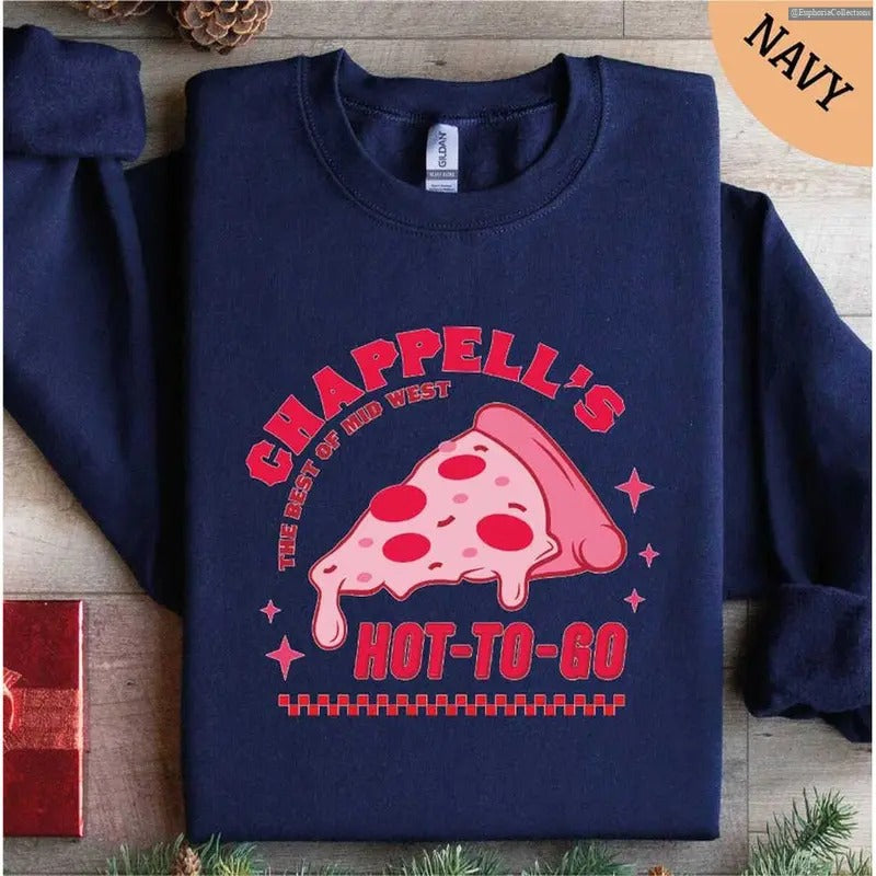 Pizza #Chaapppelll's Hot to Go Sweater, Hoodie, Tee Shirt, Gift for Her, Funny Music Concert Shirt, Gifts for Women, Best...
