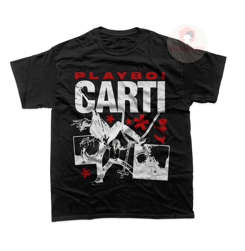 Playboi Carti Unisex T-Shirt - Whole Lotta Red Album -Rap Music Poster (only Black) Hoodie, Sweatshirt | TeeBloomCo.com