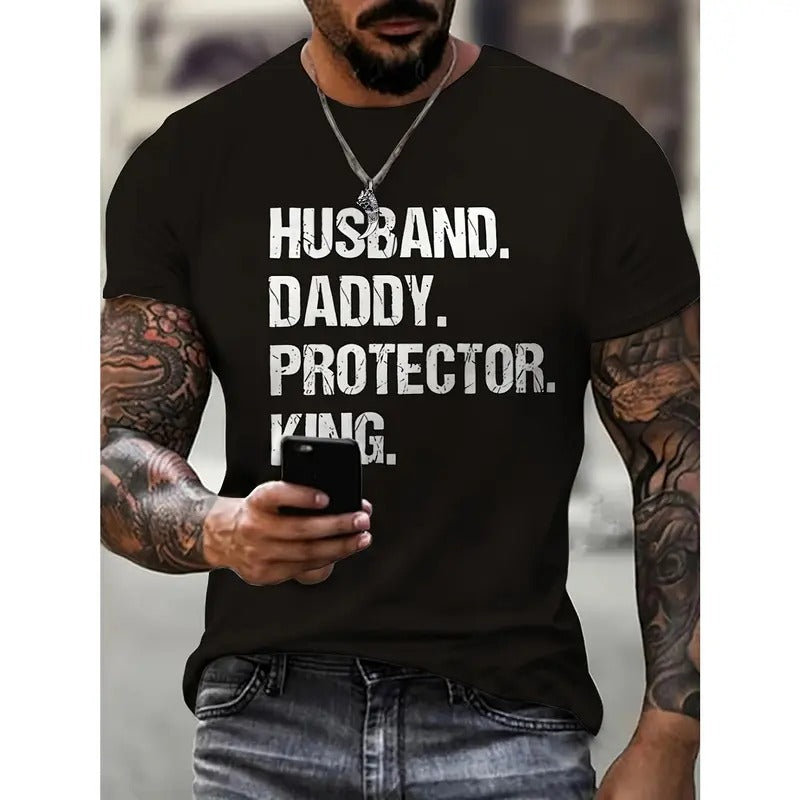 Plus Size Men's Graphic T-Shirt