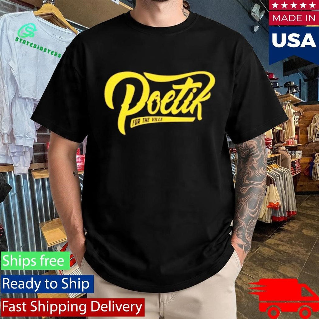 Poetik Logo For The Ville Shirt