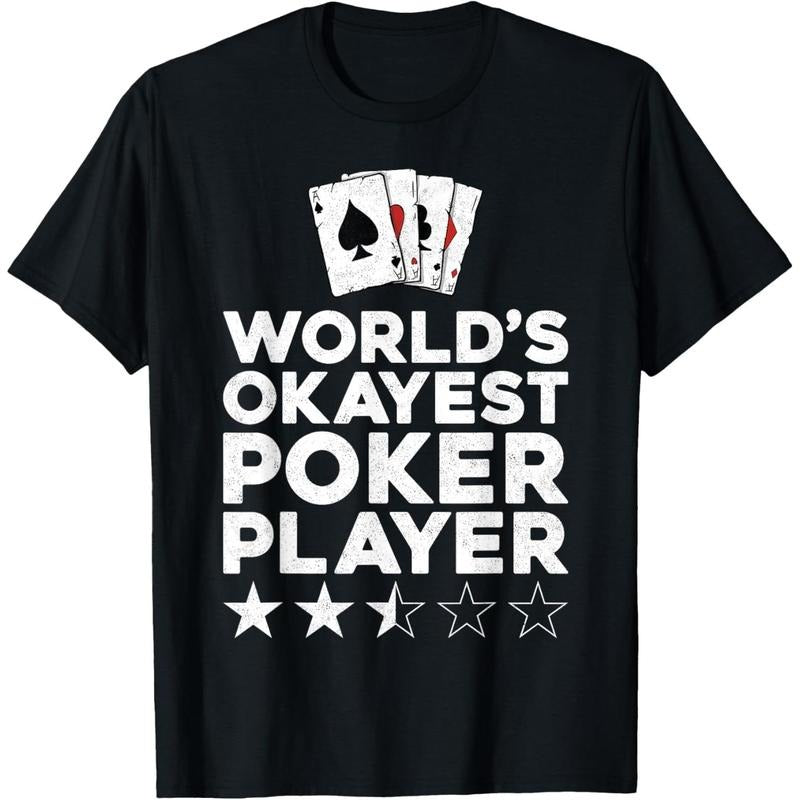 Poker Cards Vintage World'S Okayest Poker Player T-Shirt made in usa Hoodie, Sweatshirt | TeeBloomCo.com