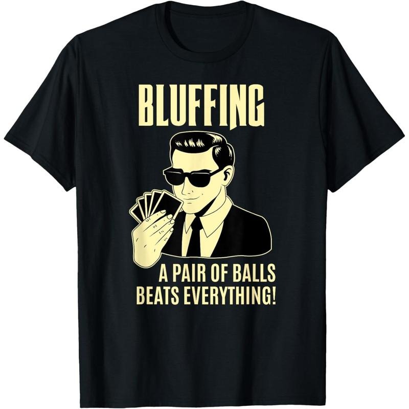 Poker Player Texas Hold'Em Night - Bluffing Funny Poker T-Shirt made in usa Hoodie, Sweatshirt | TeeBloomCo.com