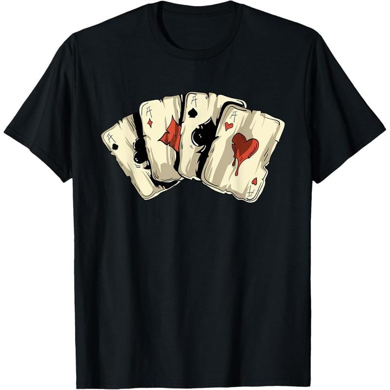 Poker Texas Hold'Em - Gambling Casino 4 Aces Poker T-Shirt made in usa Hoodie, Sweatshirt | TeeBloomCo.com